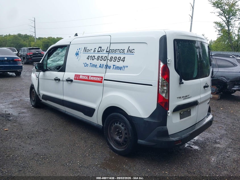 Vin: nm0ls7e25k1391585, lot: 46510812, ford transit connect xl 20193