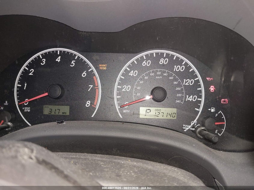 2010 TOYOTA COROLLA auction photo 7