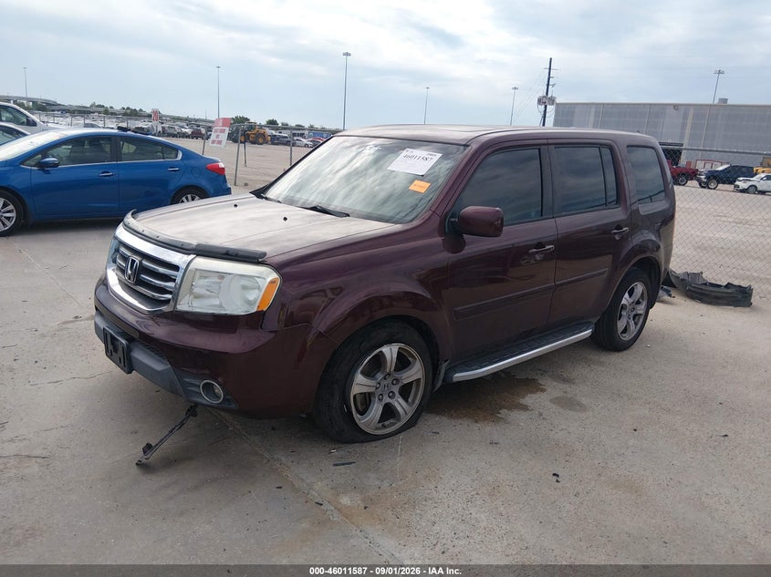 Vin: 5fnyf3h57cb010405, lot: 46510963, honda pilot ex-l 20122