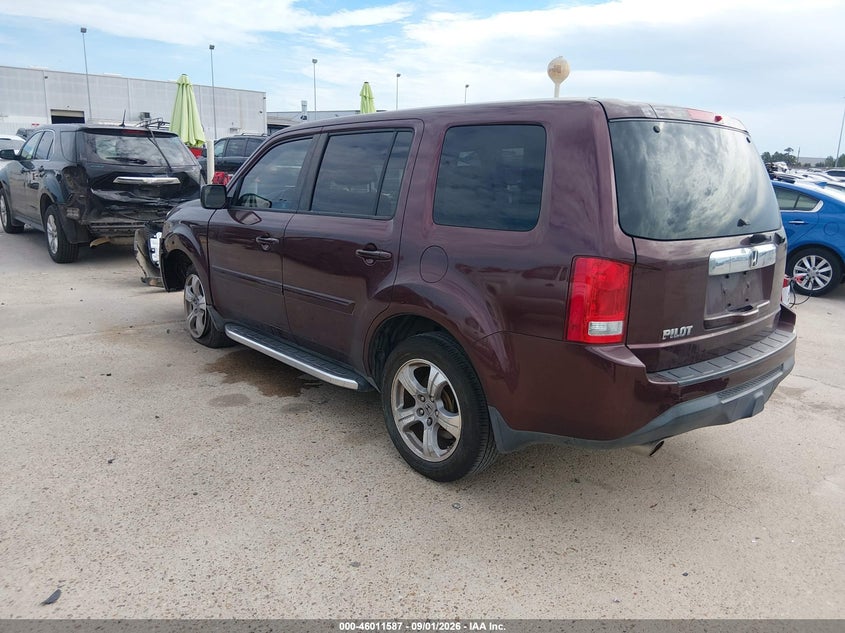 Vin: 5fnyf3h57cb010405, lot: 46510963, honda pilot ex-l 20123