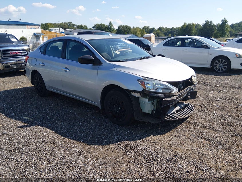 2018 Nissan Sentra S, Front, IAAI, VIN 3N1AB7AP8JY235632
