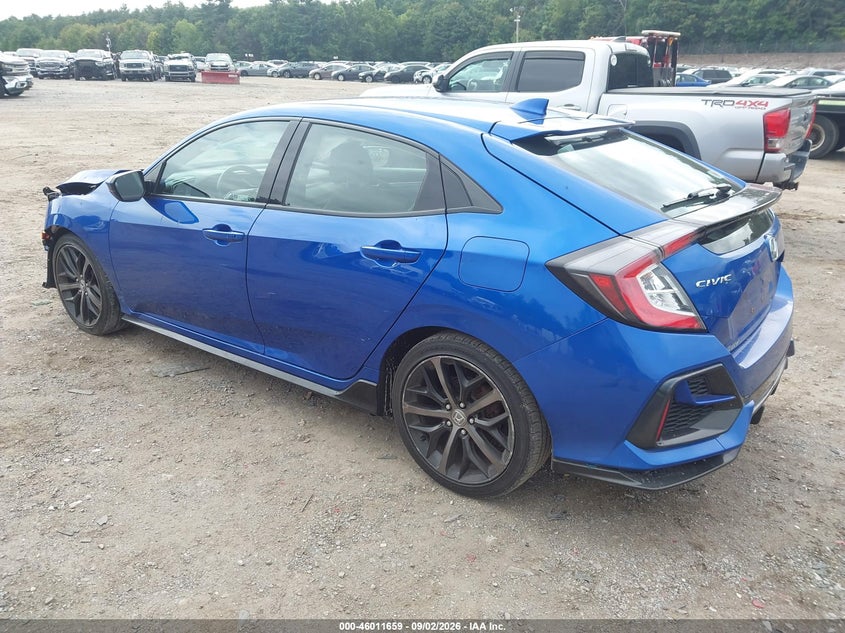 Vin: shhfk7h46lu403778, lot: 46511035, honda civic sport 20203