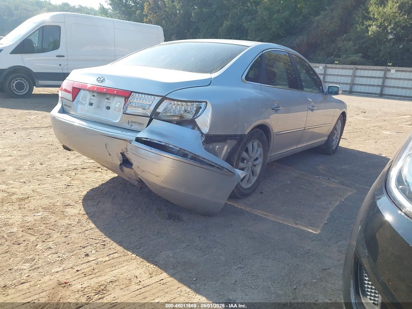 HYUNDAI AZERA 2007 VIN KMHFC46FX7A186635