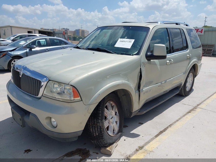 LINCOLN AVIATOR 2003 VIN 5LMEU68H73ZJ20796