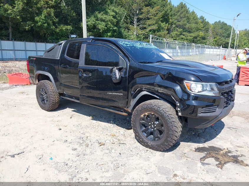2022 Chevrolet Colorado 4Wd Short Box Zr2, Переворот, IAAI, VIN 1GCGTEEN2N1123680