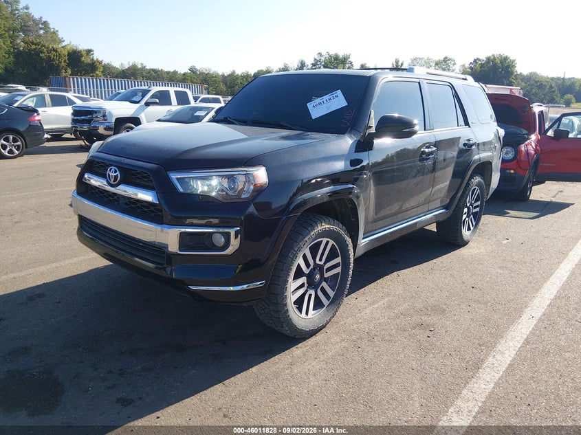 Vin: jtebu5jr6f5244007, lot: 46511204, toyota 4runner limited 20152