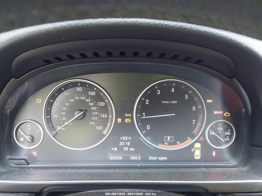 BMW 528I 2012 VIN WBAXG5C52CDX01633