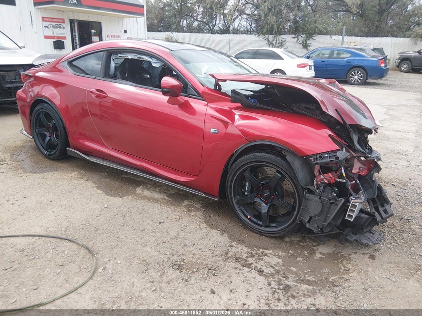 2015 Lexus Rc F, Удар спереди, IAAI, VIN JTHHP5BCXF5003615