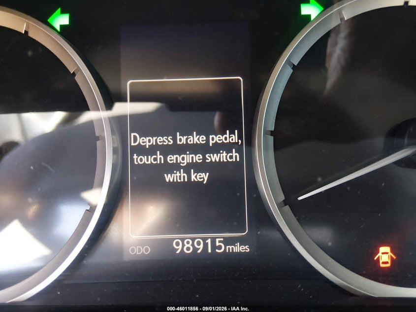 LEXUS IS 250 2015 VIN JTHBF1D26F5070346