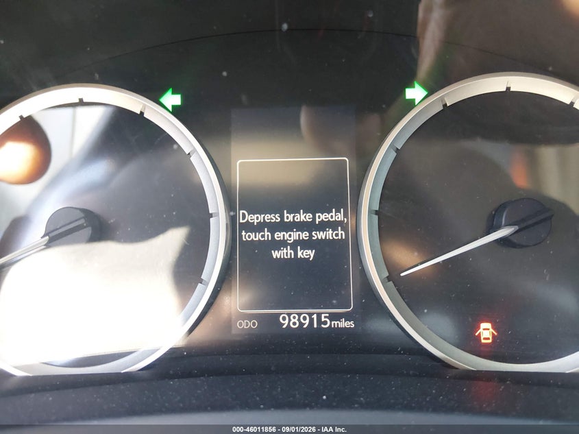 LEXUS IS 250 2015 VIN JTHBF1D26F5070346