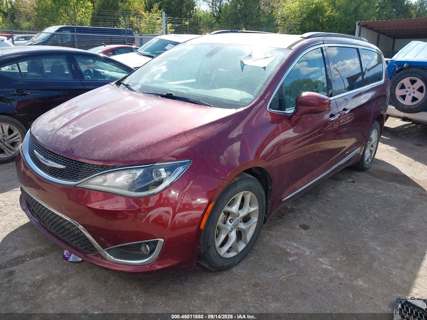 Vin: 2c4rc1bg7hr734649, lot: 46511256, chrysler pacifica touring-l 20172