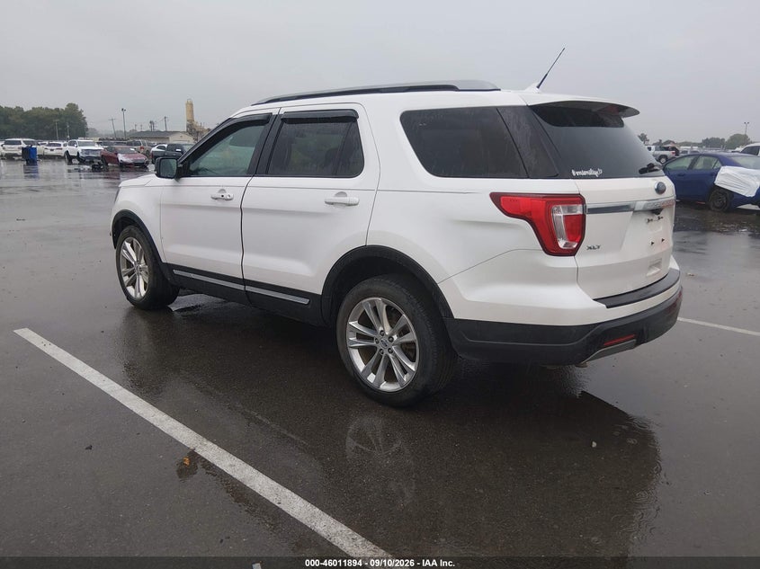 Vin: 1fm5k8d85kga59517, lot: 46511270, ford explorer xlt 20193