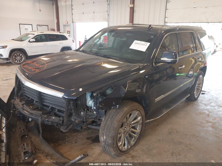 Vin: 1gys4bkj0jr352386, lot: 46511289, cadillac escalade luxury 20182