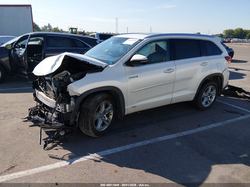 2019 Toyota Highlander, Удар спереду, IAAI, VIN 5TDDGRFH0KS067289 — фото 2