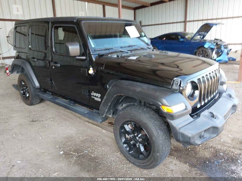 Vin: 1c4hjxdg0kw679378, lot: 46511326, jeep wrangler unlimited sport s 4x4 2019 img_1