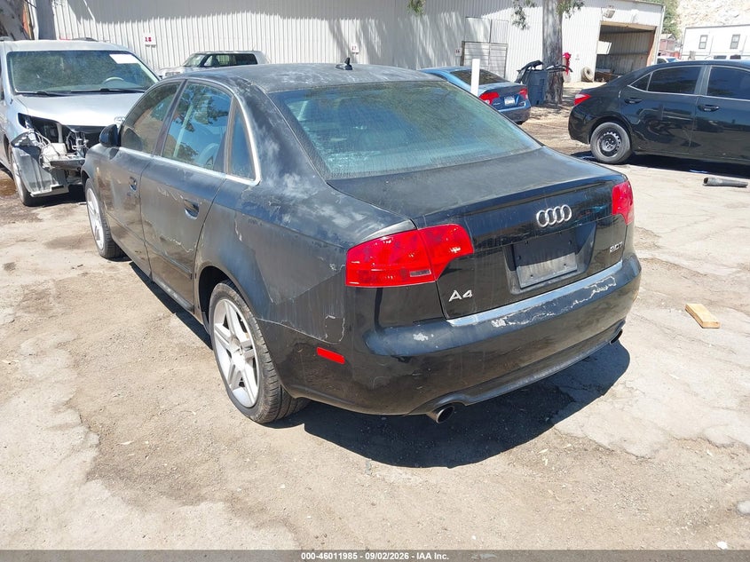 2008 AUDI A4 auction photo 3