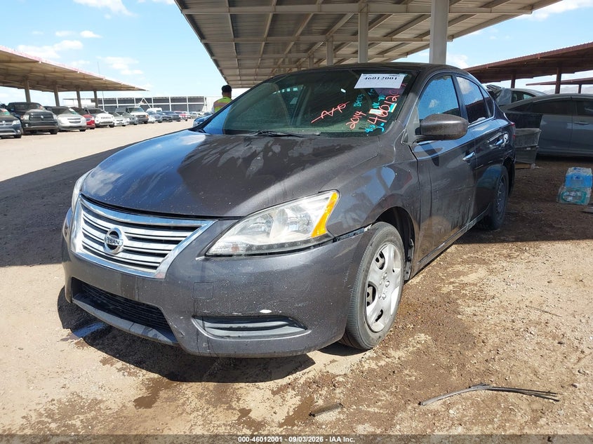Vin: 3n1ab7ap2ey249063, lot: 46511377, nissan sentra s 20142
