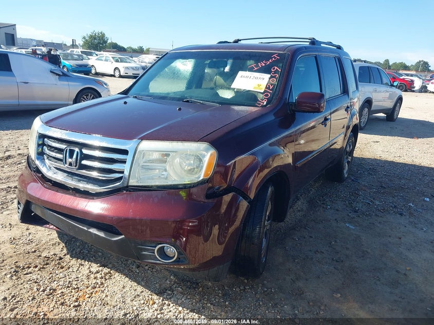 Vin: 5fnyf3h77db019141, lot: 46511435, honda pilot ex-l 20132