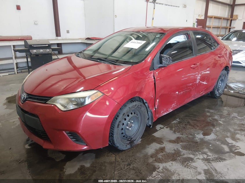 2014 TOYOTA COROLLA auction photo 2