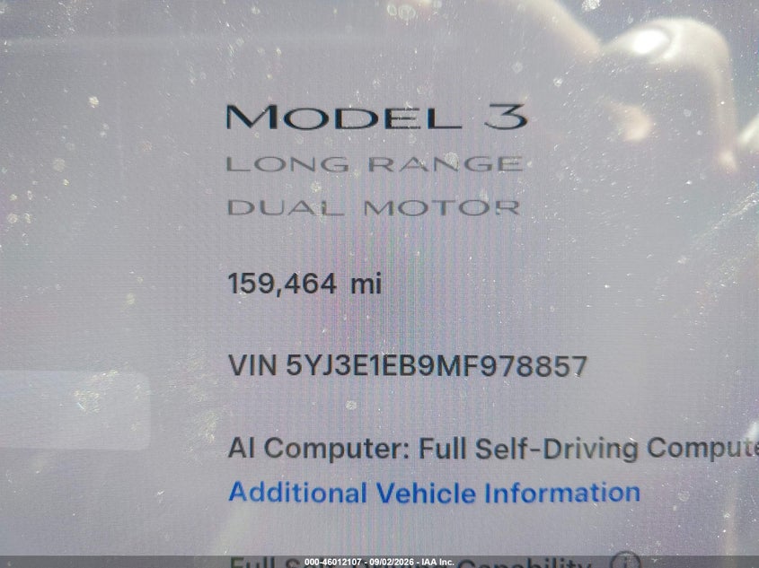 2021 TESLA MODEL 3 LONG RANGE DUAL MOTOR ALL-WHEEL DRIVE · Фото 13
