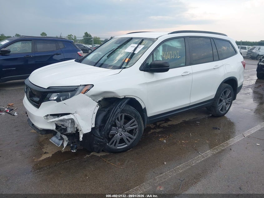 Vin: 5fnyf6h31nb037070, lot: 46511508, honda pilot awd sport 20222