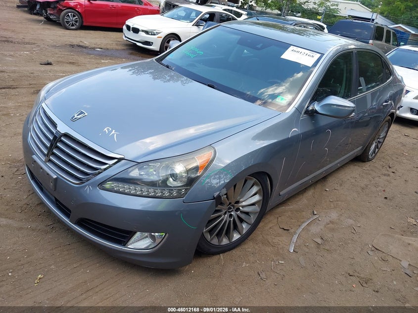 Vin: kmhgh4jh0fu097782, lot: 46511544, hyundai equus signature 20152