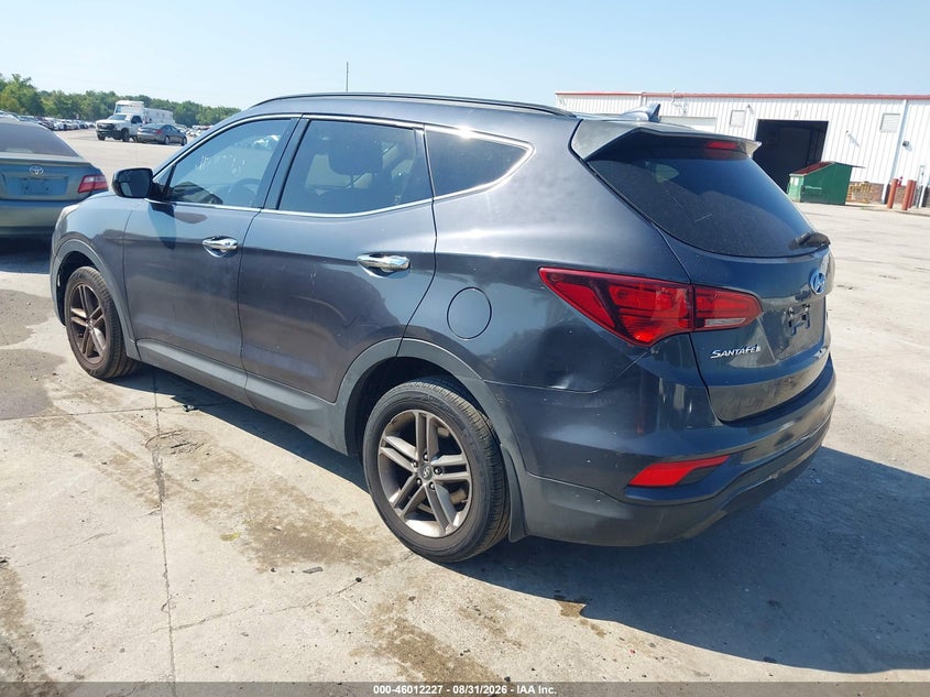Vin: 5nmzudlb9hh006696, lot: 46511603, hyundai santa fe sport 2.4l 20173