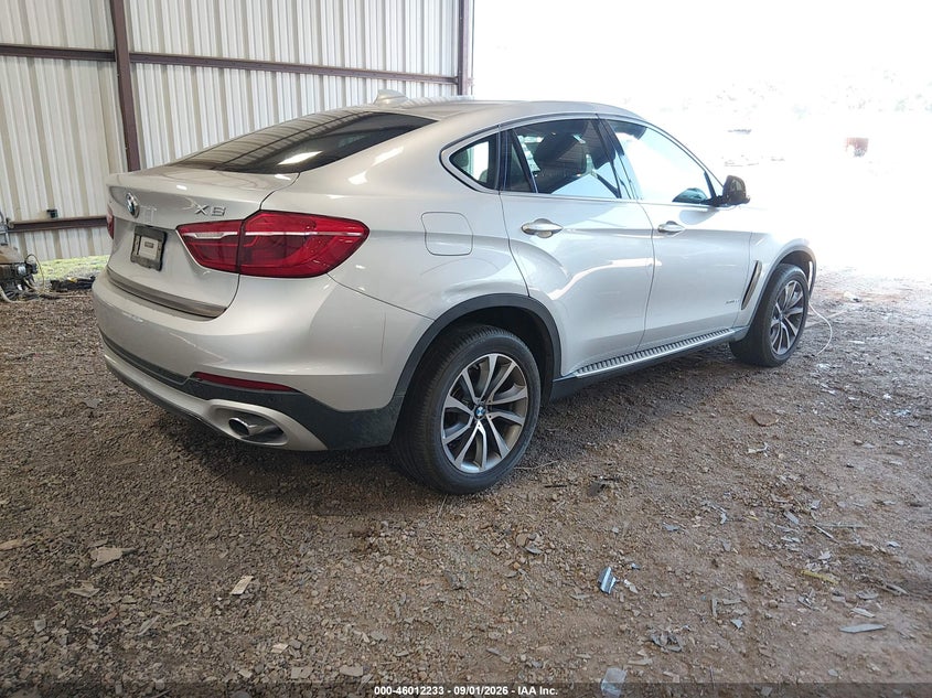 BMW X6 2015 VIN 5UXKU2C55F0N76643