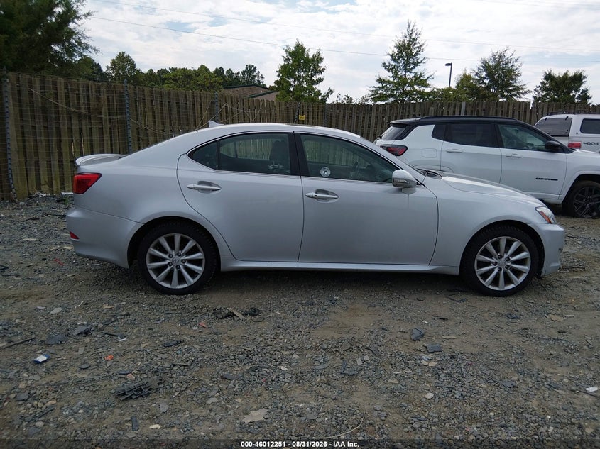 LEXUS IS 250 2010 VIN JTHCF5C29A5041512