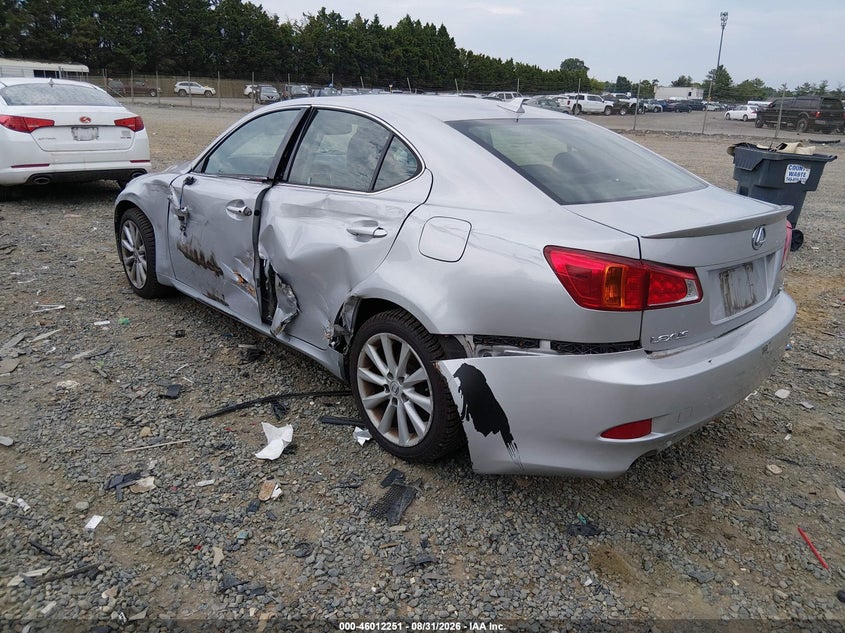 LEXUS IS 250 2010 VIN JTHCF5C29A5041512