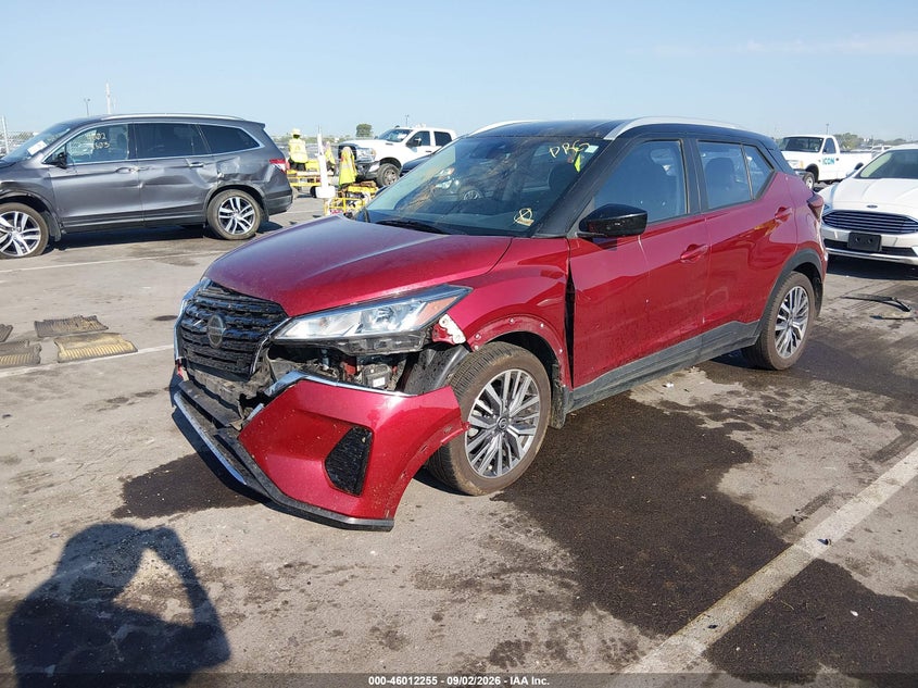 Vin: 3n1cp5cv8ml473122, lot: 46511631, nissan kicks sv xtronic cvt 20212