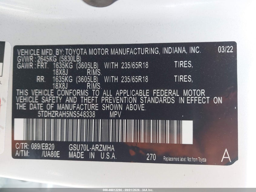 TOYOTA HIGHLANDER - zdjęcie 9