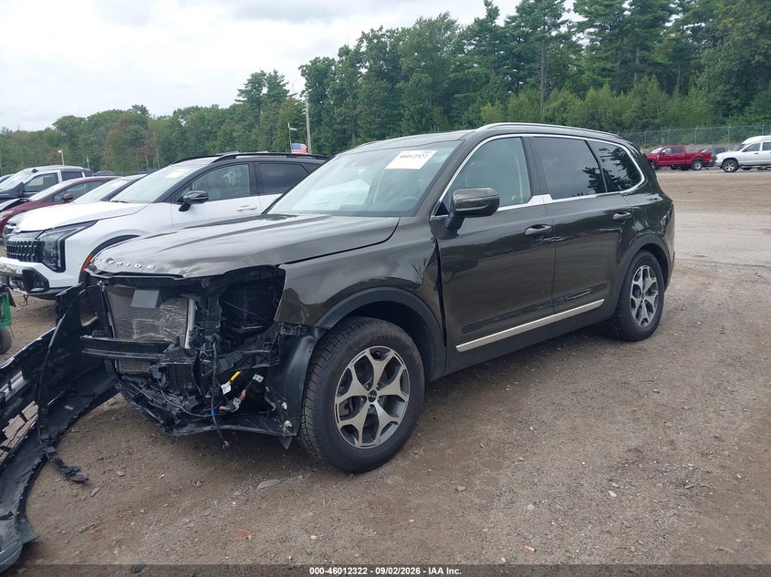 Vin: 5xyp3dhc9ng271975, lot: 46511698, kia telluride ex 20222