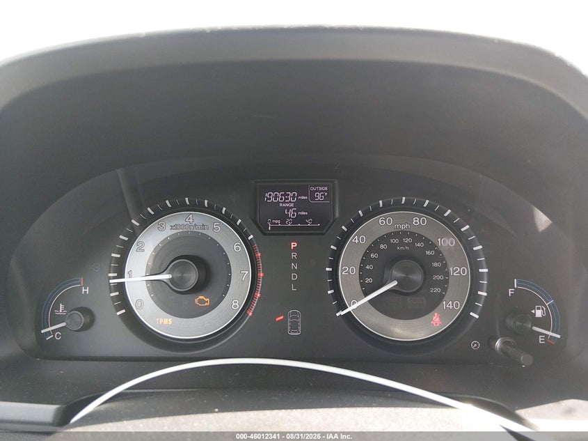 2013 HONDA ODYSSEY auction photo 7