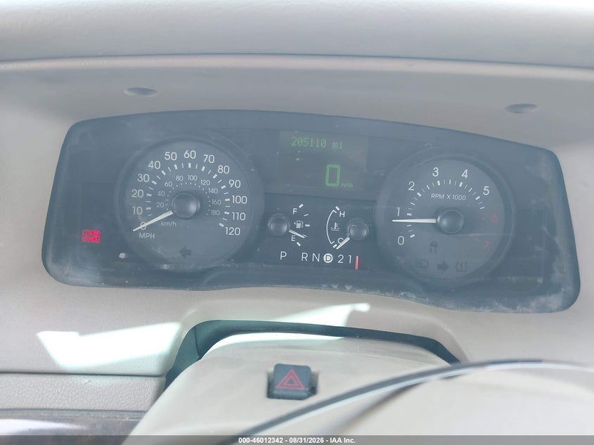 MERCURY GRAND MARQUIS 2006 VIN 2MEFM75W46X624204