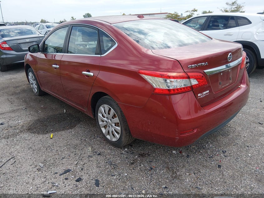 2015 NISSAN SENTRA auction photo 3