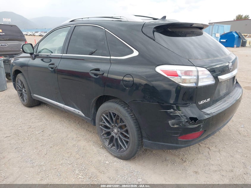 2010 LEXUS RX 450H auction photo 3