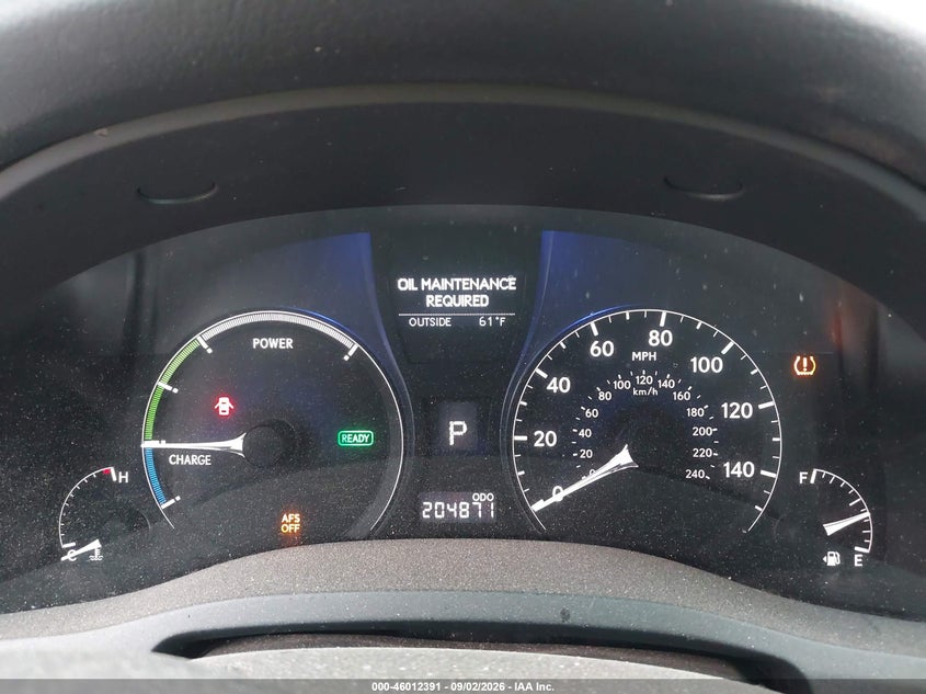 2010 LEXUS RX 450H auction photo 7