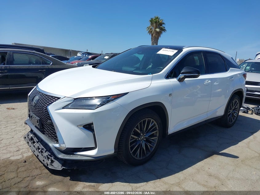 Vin: 2t2bzmca4jc143109, lot: 46511772, lexus rx 350 f sport 20182