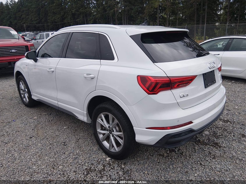 AUDI Q3 2023 VIN WA1EECF33P1023605