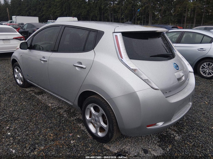 2012 NISSAN LEAF auction photo 3