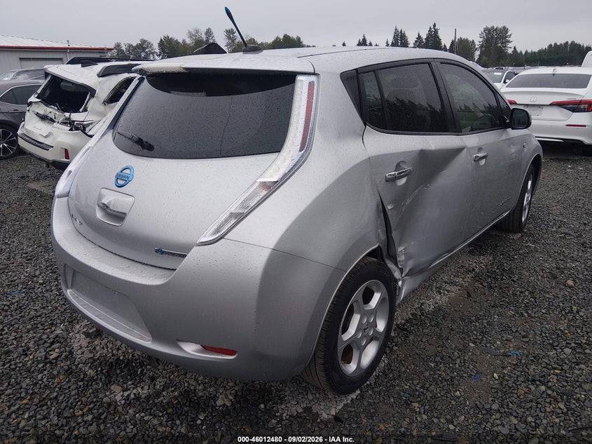 2012 NISSAN LEAF auction photo 4