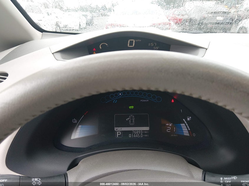 2012 NISSAN LEAF auction photo 7