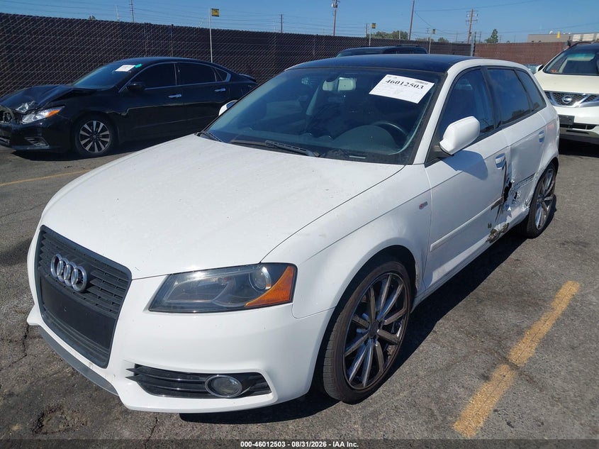 2011 AUDI A3 HATCHBACK 2.0L I-4 DI, DOHC, VVT, TURBO, PREMIUM , 200HP