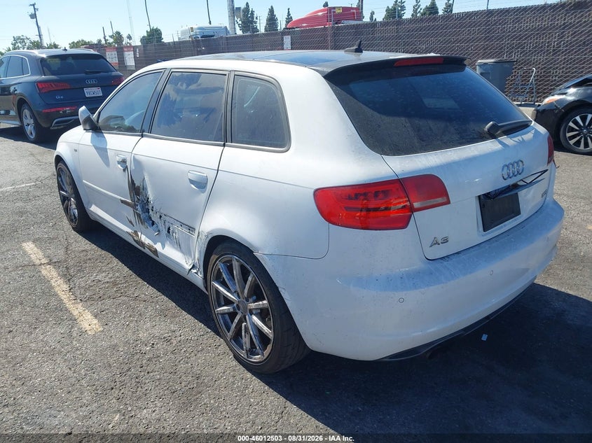 2011 AUDI A3 HATCHBACK 2.0L I-4 DI, DOHC, VVT, TURBO, PREMIUM , 200HP