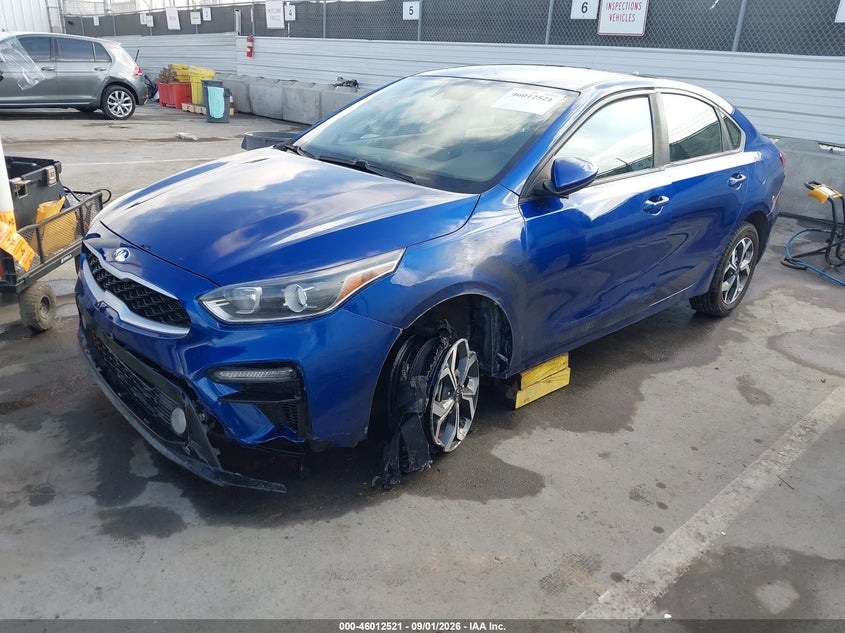 2019 Kia Forte, Удар спереди, IAAI, VIN 3KPF24AD6KE043507 — фото 2