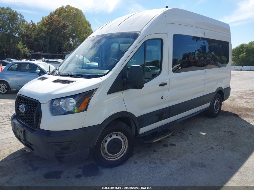 Vin: 1fdax2x89pka41504, lot: 46511925, ford transit-350 passenger van xl 20232