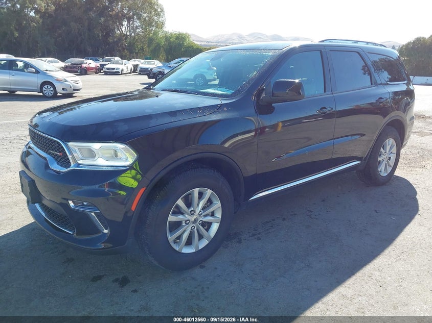 Vin: 1c4rdjag7mc762405, lot: 46511936, dodge durango sxt plus awd 20212