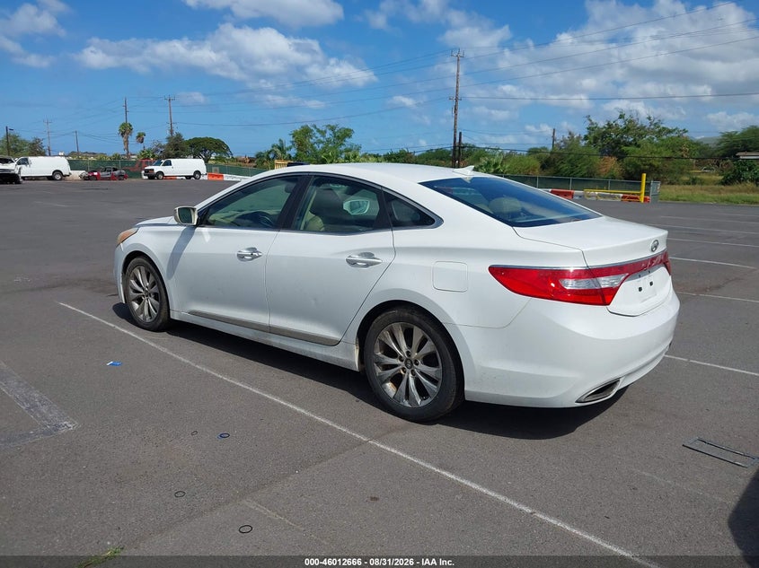 2013 HYUNDAI AZERA auction photo 3