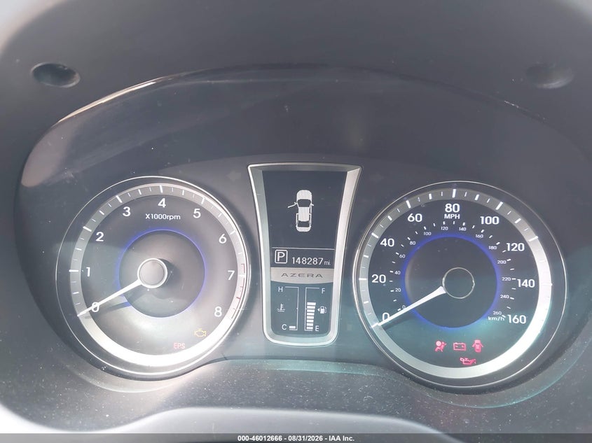 2013 HYUNDAI AZERA auction photo 7